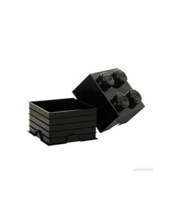 Alternative view of LEGO Παιδικό Κουτί Αποθήκευσης από Πλαστικό 4-Stud Μαύρο 25x25x18cm 40031733