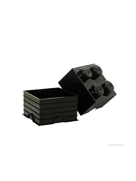 LEGO Παιδικό Κουτί Αποθήκευσης από Πλαστικό 4-Stud Μαύρο 25x25x18cm 40031733 - Image 2