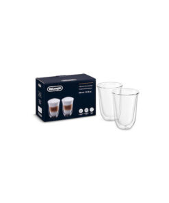 De'Longhi Σετ Ποτήρια Καφέ/Freddo από Γυαλί 330ml DLSC312 2τμχ