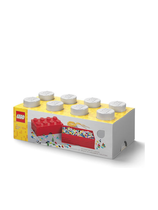 LEGO Παιδικό Κουτί Αποθήκευσης από Πλαστικό 8-Stud Γκρι 50x25x17cm 40041740 - Image 6