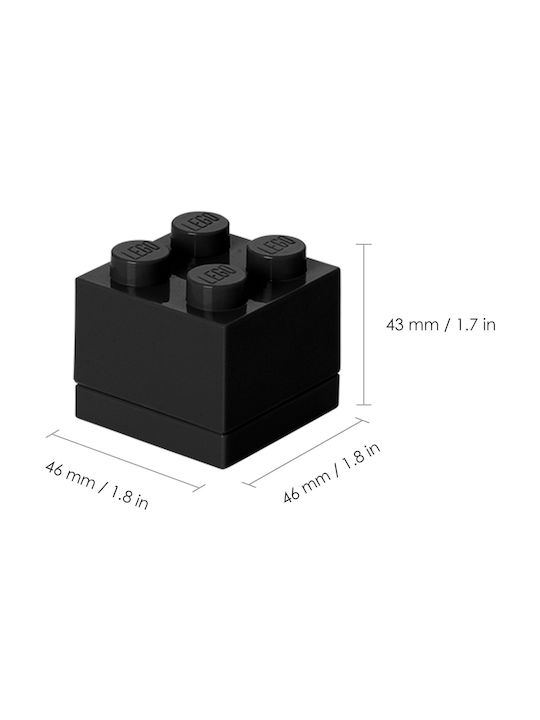 LEGO Παιδικό Κουτί Αποθήκευσης από Πλαστικό Μαύρο 40111733 - Image 2