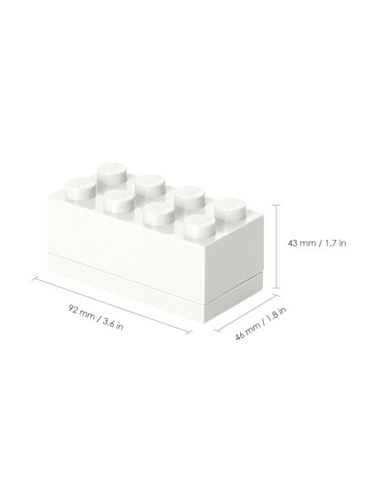 LEGO Παιδικό Κουτί Αποθήκευσης από Πλαστικό Λευκό 40121735 - Image 2