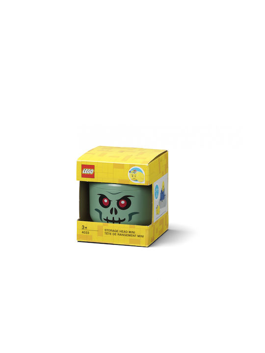 LEGO Παιδικό Κουτί Αποθήκευσης από Πλαστικό Mini Skeleton Πράσινο 10.2x12x10.2cm 40330805 - Image 4