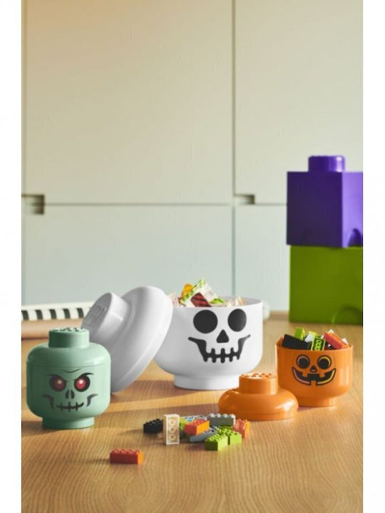 LEGO Παιδικό Κουτί Αποθήκευσης από Πλαστικό Mini Skeleton Πράσινο 10.2x12x10.2cm 40330805 - Image 6