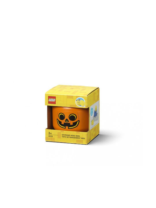 LEGO Παιδικό Κουτί Αποθήκευσης από Πλαστικό Storage Head Mini Πορτοκαλί 10.2x12x10.2cm 40330804 - Image 2