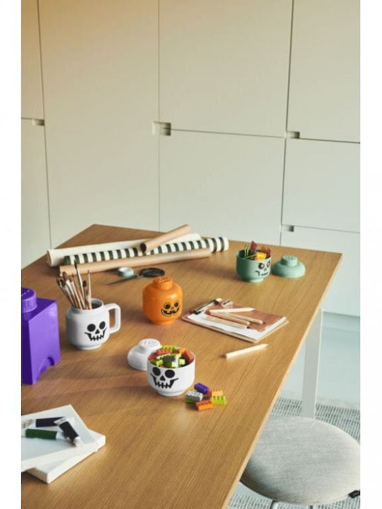 LEGO Παιδικό Κουτί Αποθήκευσης από Πλαστικό Storage Head Mini Πορτοκαλί 10.2x12x10.2cm 40330804 - Image 3