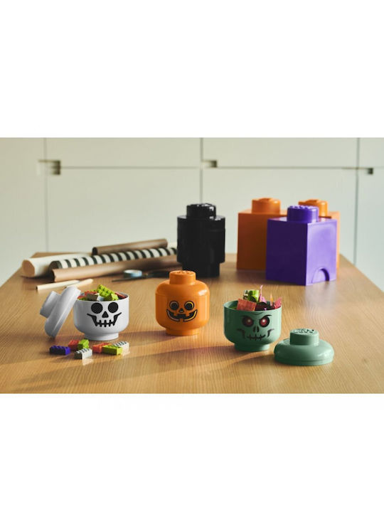 LEGO Παιδικό Κουτί Αποθήκευσης από Πλαστικό Storage Head Mini Πορτοκαλί 10.2x12x10.2cm 40330804 - Image 5