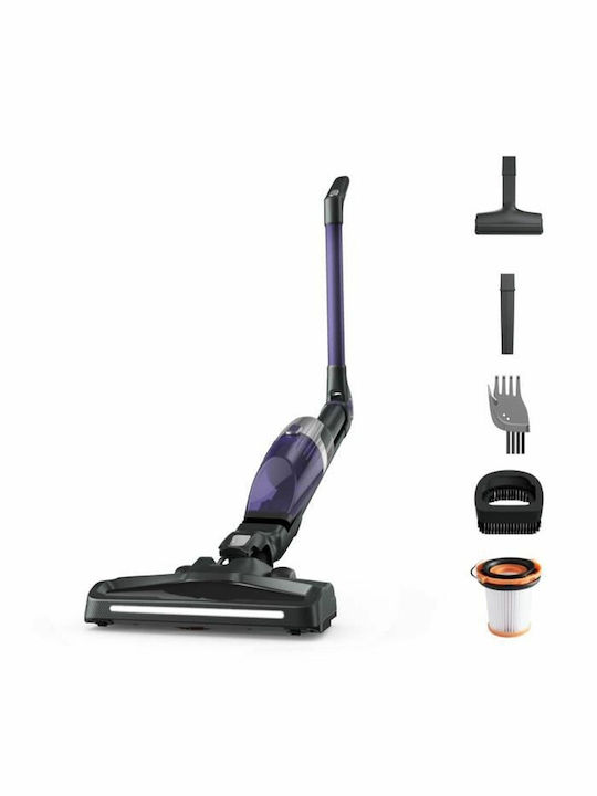 Rowenta X-trem Compact Επαναφορτιζόμενη Σκούπα 2 σε 1 Stick & Χειρός 16.8V Μωβ