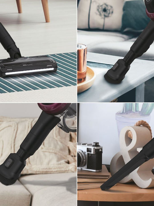 Hoover HF410H 011 Επαναφορτιζόμενη Σκούπα 2 σε 1 Stick & Χειρός 25.2V Μαύρη - Image 3
