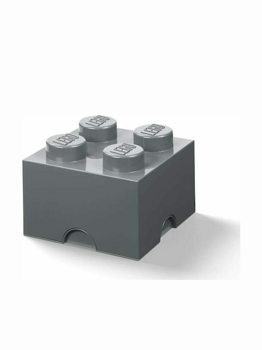 LEGO Παιδικό Κουτί Αποθήκευσης από Πλαστικό Γκρι 25x25x18cm 40051754