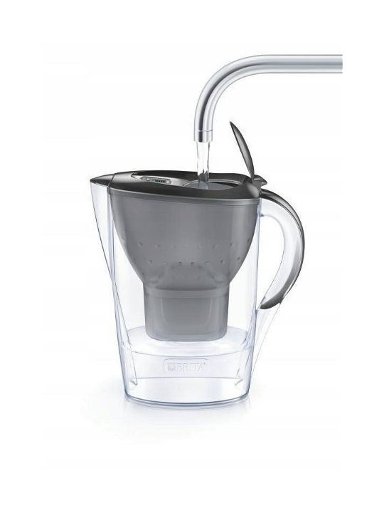 Brita Marella Κανάτα Σερβιρίσματος Πλαστική Graphite με Φίλτρο 2400ml - Image 3