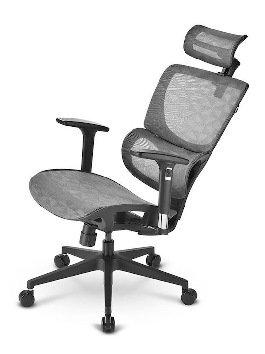 Καρέκλα Γραφείου με Ανάκλιση OfficePal C30M Γκρι Sharkoon - Image 4