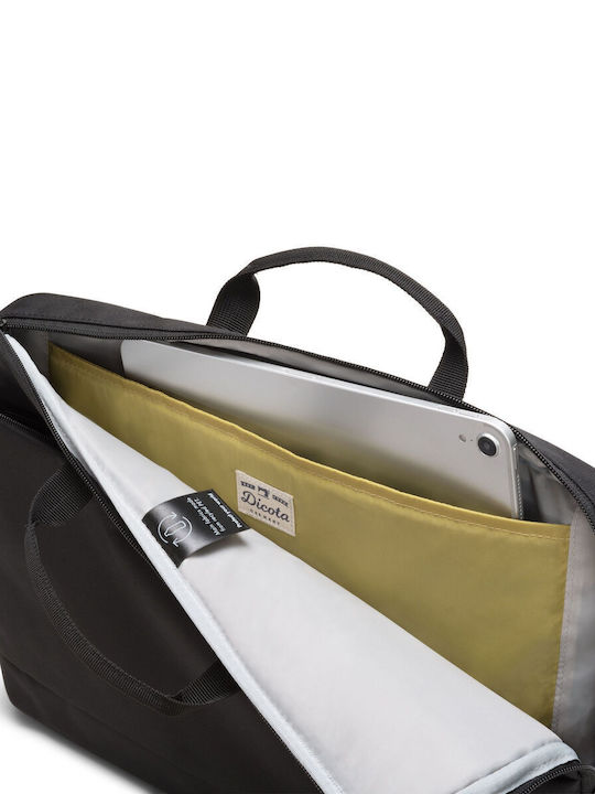 Dicota Slim Eco MOTION Τσάντα Ώμου / Χειρός για Laptop 15.6" σε Μαύρο χρώμα - Image 8