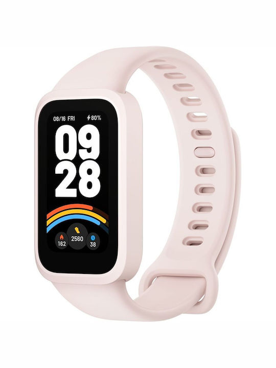 Xiaomi Smart Band 9 Active Αδιάβροχο με Παλμογράφο Ροζ