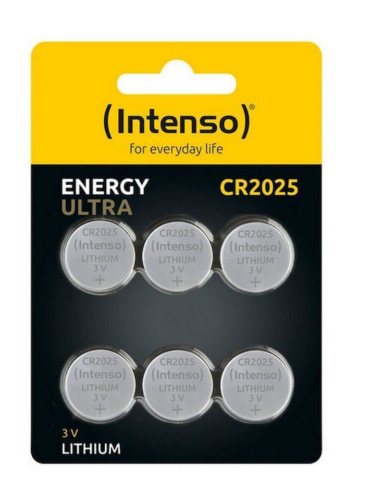 Intenso Energy Ultra Μπαταρίες Λιθίου Ρολογιών CR2025 3V 6τμχ - Image 2