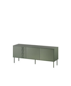 Έπιπλο Τηλεόρασης Ξύλινο Matte Green Μ40xΠ55xΥ150cm 1459146