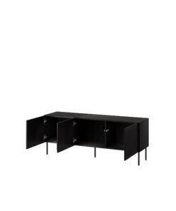 Alternative view of Έπιπλο Τηλεόρασης Ξύλινο Black Matt Μ40xΠ60xΥ150.5cm 1459044