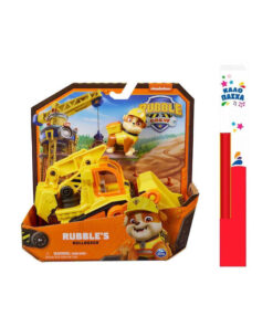 Παιχνιδολαμπάδα Paw Patrol Paw Patrol Rubble & Crew - Rubble's Bulldozer Spin Master
