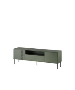 Έπιπλο Τηλεόρασης Ξύλινο Tresse Matte Green Μ40xΠ54.5xΥ180cm 1530132