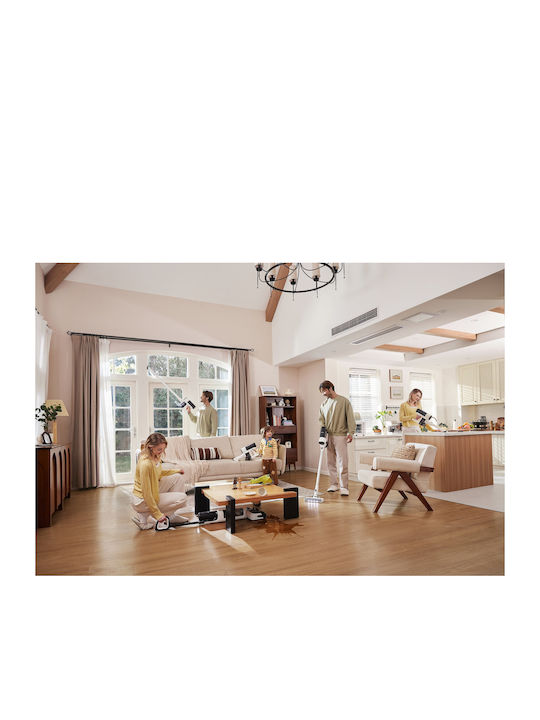 Tineco Floor One Switch S6 Stretch Plus Ηλεκτρική Σκούπα 2 σε 1 Stick & Χειρός Λευκή - Image 7