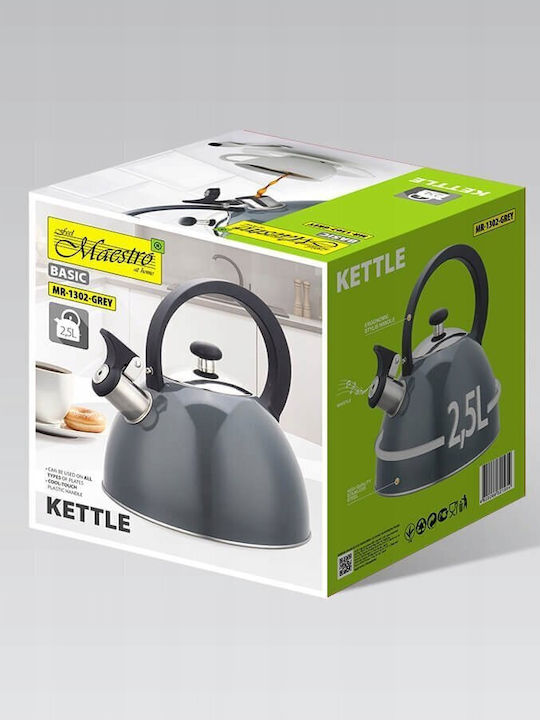 Maestro Βραστήρας Ανοξείδωτος Γκρι 2500ml MR-1302 - Image 3