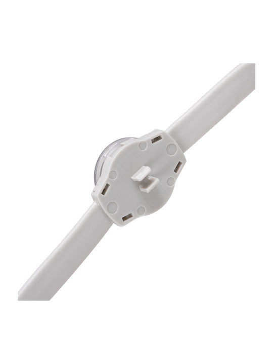 Globostar 90140 Digital Pixel Addressable Facade Module Chain String 20 Spots Ψηφιακή Αλυσίδα Γιρλάντα 20 Σποτ Led Smd 3535 15w 20led 20pixel Spi Ttl Protocol Ic Ucs512b 900lm 120° Dc 12v Ip67 Rgb Λευκό Σώμα Μ232 X Π2.5 X Υ1.5cm 90140 - Image 4