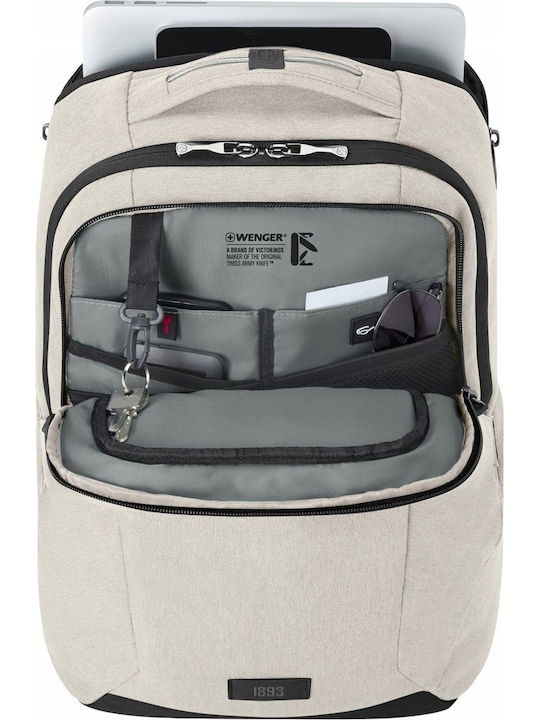 Wenger Τσάντα Πλάτης για Laptop 16" σε Μπεζ χρώμα 653500 - Image 12