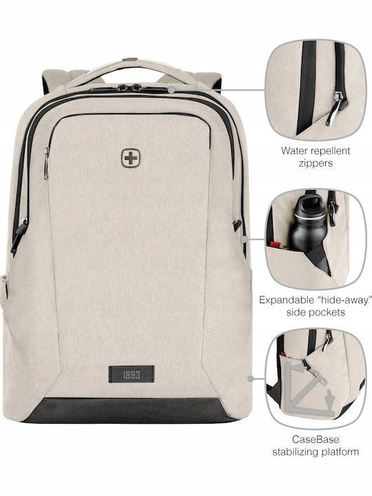Wenger Τσάντα Πλάτης για Laptop 16" σε Μπεζ χρώμα 653500 - Image 17