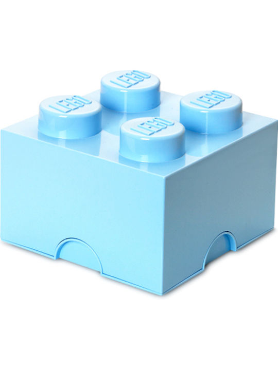 LEGO Παιδικό Κουτί Αποθήκευσης από Πλαστικό 4-Stud Γαλάζιο 25x25x18cm 40031736 - Image 3