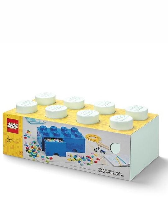 LEGO Παιδικό Κουτί Αποθήκευσης από Πλαστικό 8 Knobs Τιρκουάζ 50x25x17cm 40061742 - Image 7