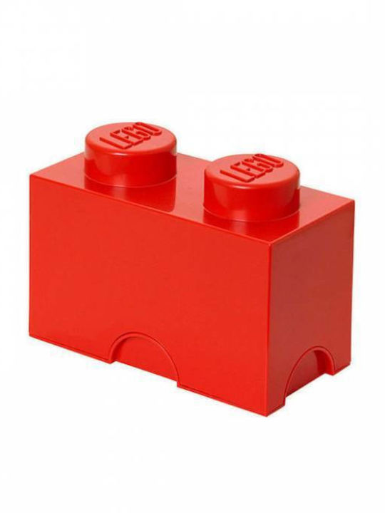 LEGO Παιδικό Κουτί Αποθήκευσης από Πλαστικό 2-Stud Κόκκινο 25x12x18cm 40021730 - Image 9