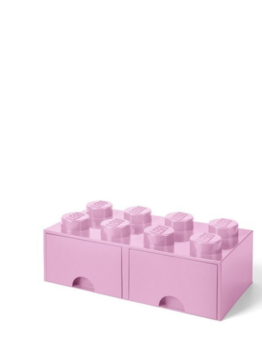 LEGO Παιδικό Κουτί Αποθήκευσης από Πλαστικό 8 Knobs Ροζ 50x25x17cm 40061738 - Image 6