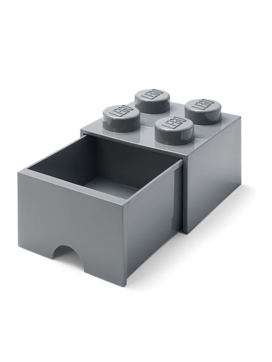 LEGO Παιδικό Κουτί Αποθήκευσης από Πλαστικό Γκρι 25x25x18cm 40051754 - Image 2