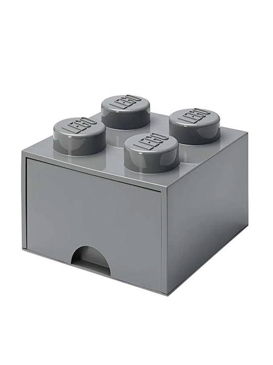 LEGO Παιδικό Κουτί Αποθήκευσης από Πλαστικό Γκρι 25x25x18cm 40051754 - Image 3