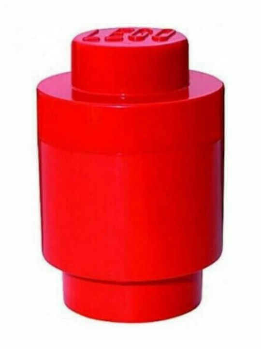 LEGO Παιδικό Κουτί Αποθήκευσης από Πλαστικό 1 Round Κόκκινο 12x12x12cm 40301730 - Image 5