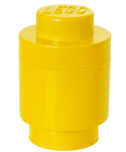 Alternative view of LEGO Παιδικό Κουτί Αποθήκευσης από Πλαστικό 1 Round Κίτρινο 12x12x12cm 40301732
