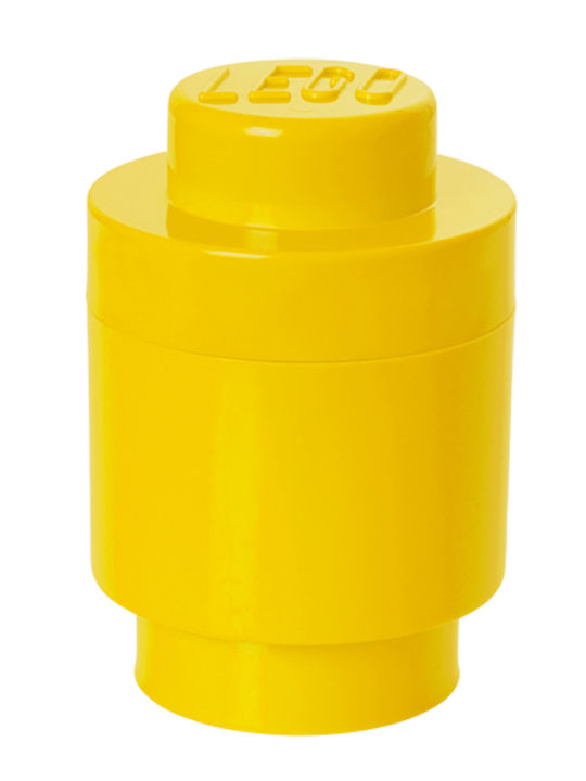 LEGO Παιδικό Κουτί Αποθήκευσης από Πλαστικό 1 Round Κίτρινο 12x12x12cm 40301732 - Image 2