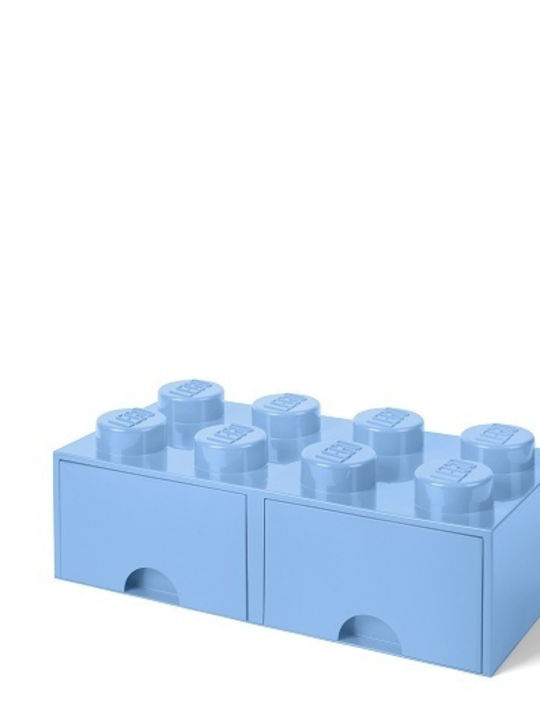LEGO Παιδικό Κουτί Αποθήκευσης από Πλαστικό 8 Knobs Γαλάζιο 50x25x17cm 40061736 - Image 7