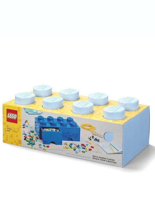LEGO Παιδικό Κουτί Αποθήκευσης από Πλαστικό 8 Knobs Γαλάζιο 50x25x17cm 40061736 - Image 9