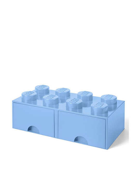 LEGO Παιδικό Κουτί Αποθήκευσης από Πλαστικό 8 Knobs Γαλάζιο 50x25x17cm 40061736 - Image 4