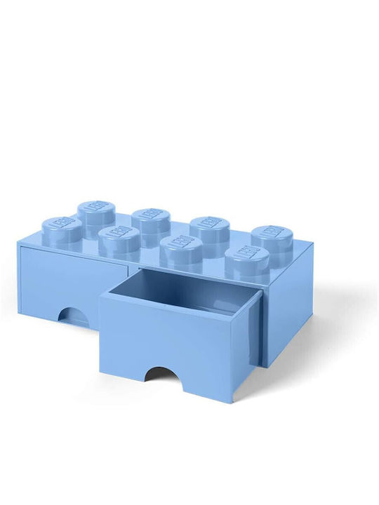 LEGO Παιδικό Κουτί Αποθήκευσης από Πλαστικό 8 Knobs Γαλάζιο 50x25x17cm 40061736 - Image 5