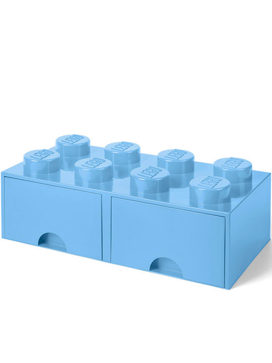 LEGO Παιδικό Κουτί Αποθήκευσης από Πλαστικό 8 Knobs Γαλάζιο 50x25x17cm 40061736 - Image 6