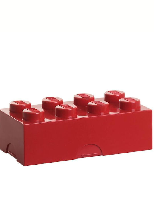 LEGO Παιδικό Κουτί Αποθήκευσης από Πλαστικό 8-Stud Κόκκινο 10x20x7.5cm 40231730 - Image 6