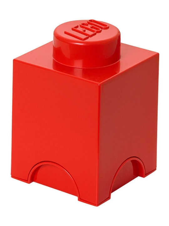 LEGO Παιδικό Κουτί Αποθήκευσης από Πλαστικό 1-Stud Κόκκινο 12x12x18cm 40011730