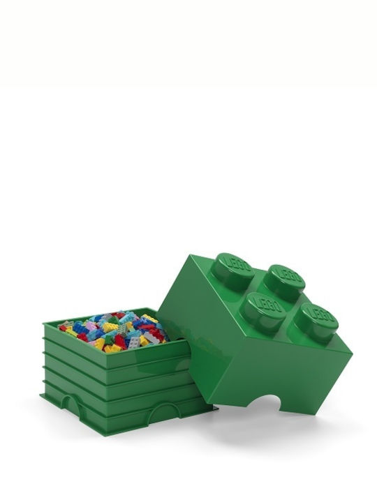 LEGO Παιδικό Κουτί Αποθήκευσης από Πλαστικό 4-Stud Πράσινο 25x25x18cm 40031734 - Image 7