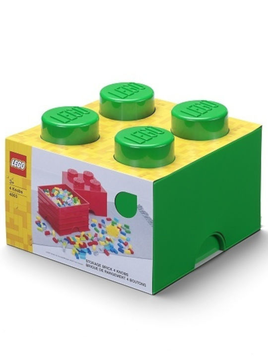 LEGO Παιδικό Κουτί Αποθήκευσης από Πλαστικό 4-Stud Πράσινο 25x25x18cm 40031734 - Image 6
