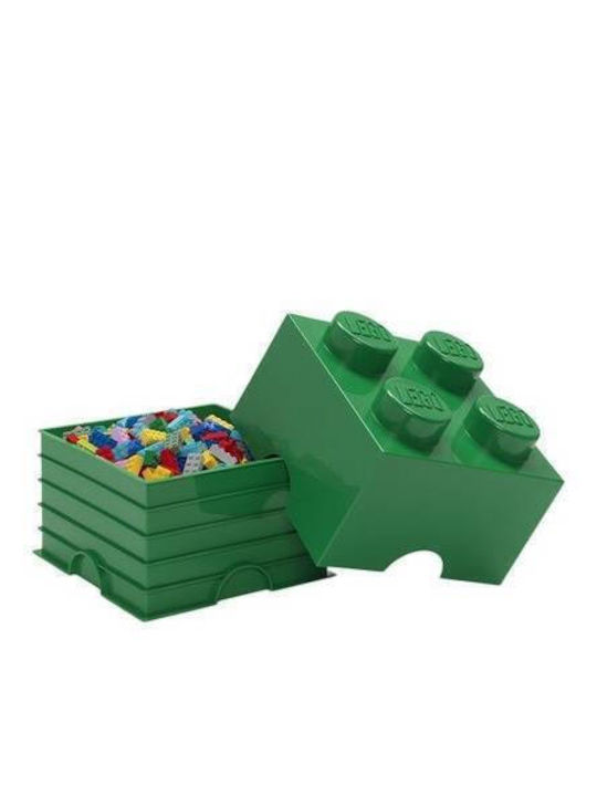 LEGO Παιδικό Κουτί Αποθήκευσης από Πλαστικό 4-Stud Πράσινο 25x25x18cm 40031734 - Image 5