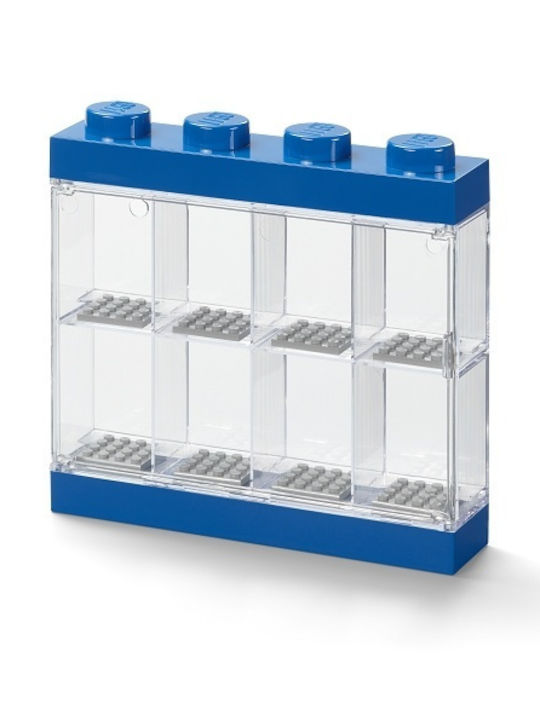LEGO Παιδικό Κουτί Αποθήκευσης από Πλαστικό Display Case 8 Mini Figures Μπλε 19.1x18.4x18.4cm 40650005 - Image 6