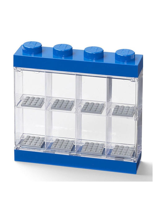 LEGO Παιδικό Κουτί Αποθήκευσης από Πλαστικό Display Case 8 Mini Figures Μπλε 19.1x18.4x18.4cm 40650005 - Image 4