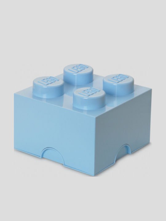 LEGO Παιδικό Κουτί Αποθήκευσης από Πλαστικό 4-Stud Γαλάζιο 25x25x18cm 40031736 - Image 4
